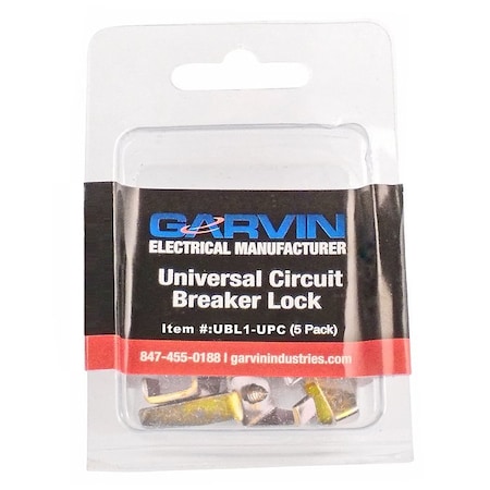 Southwire Universal Breaker Lock One Pole 5 Pack UBL1-UPC